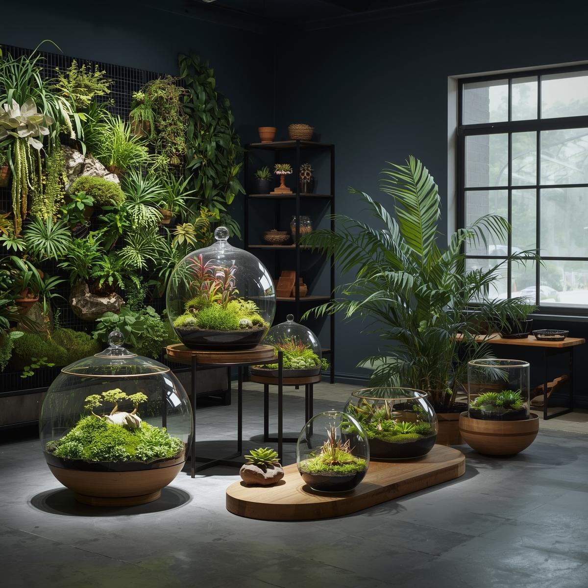 A_Selection_of_terrariums_and_living_crafts_handcrafted_terrariums_paludariums_and_decorative_pieces._Dubai, UAE