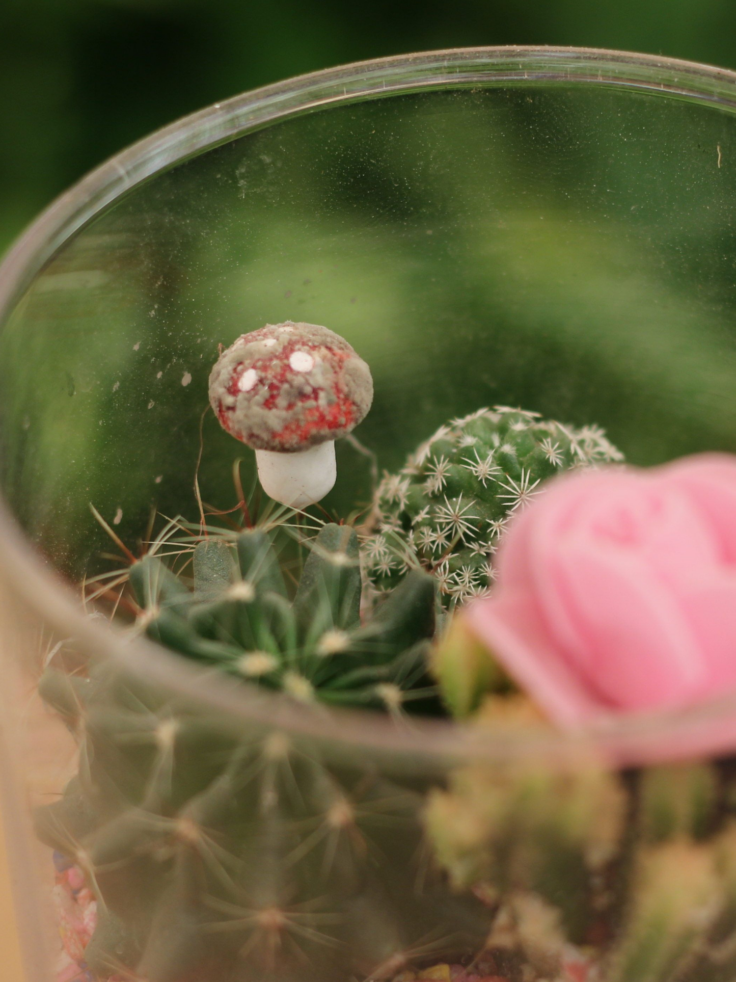 Glitter Cactus Tabletop Gift