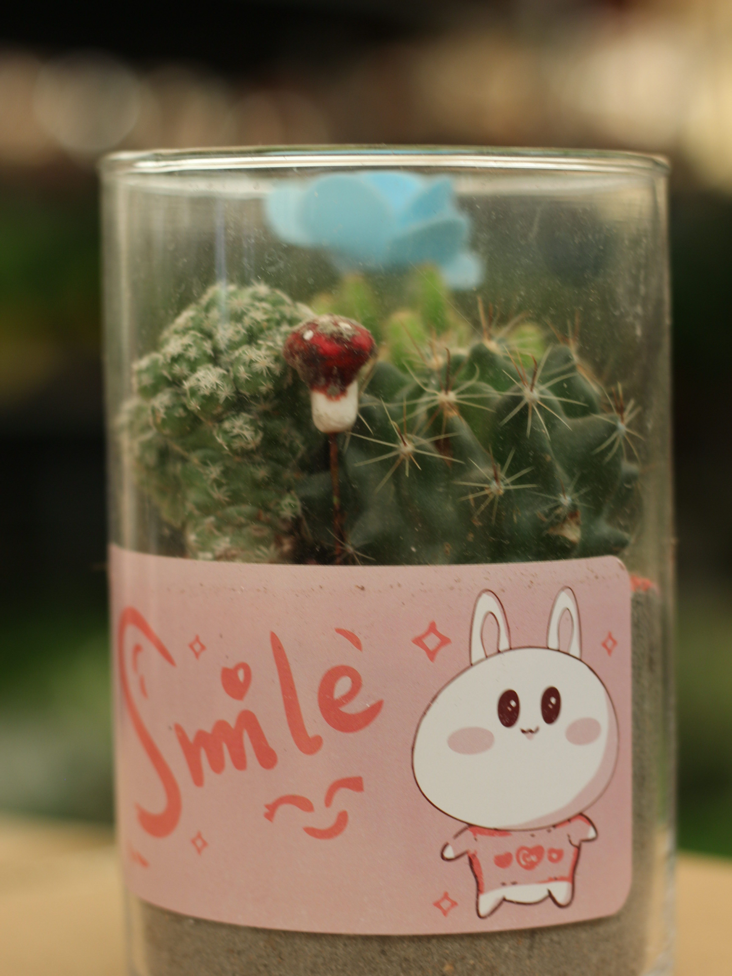 Glitter Cactus Tabletop Gift
