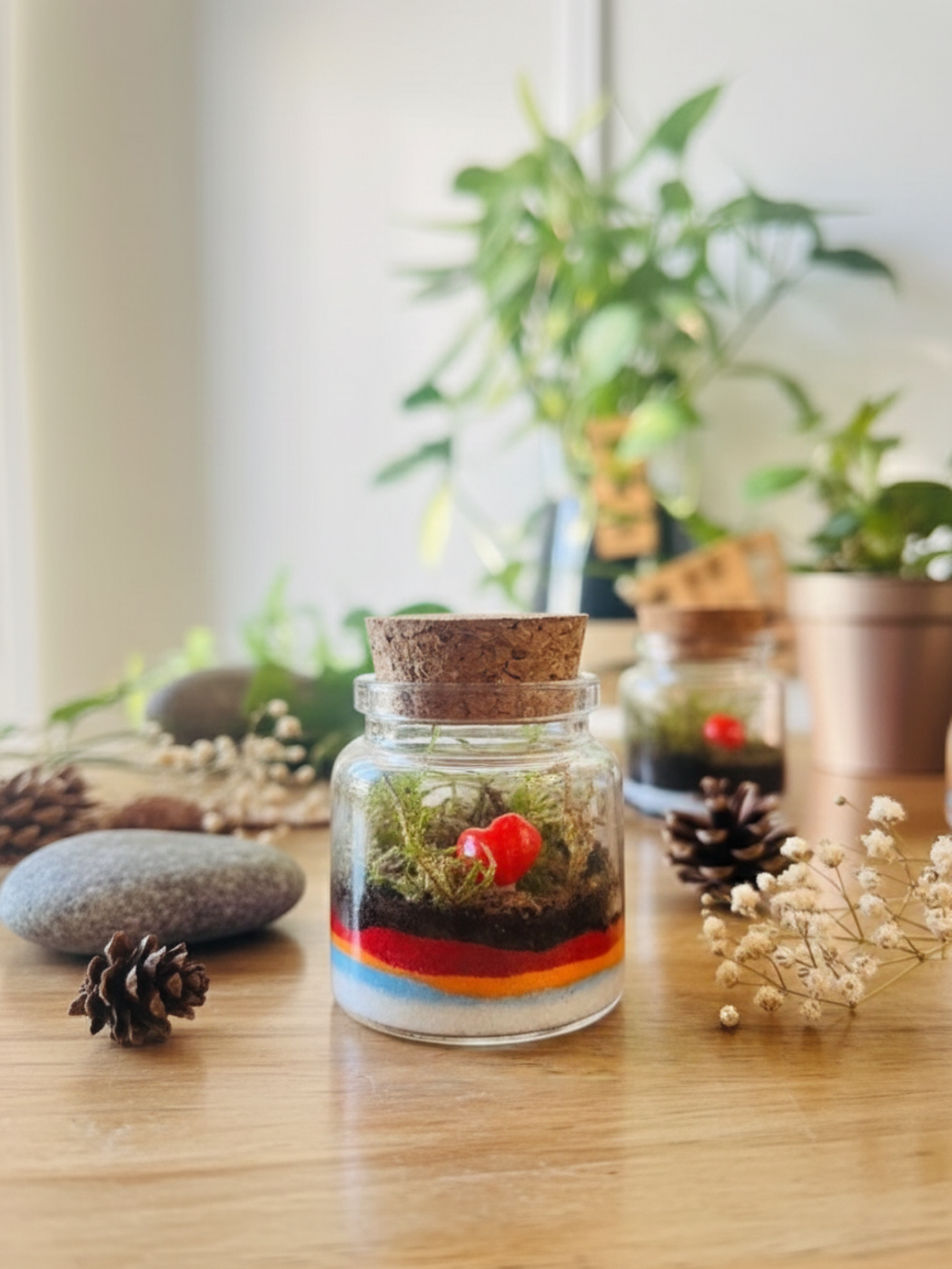 Pocket Heart Haven Terrarium by Lilli Plants Dubai – best micro gift terrarium makers.