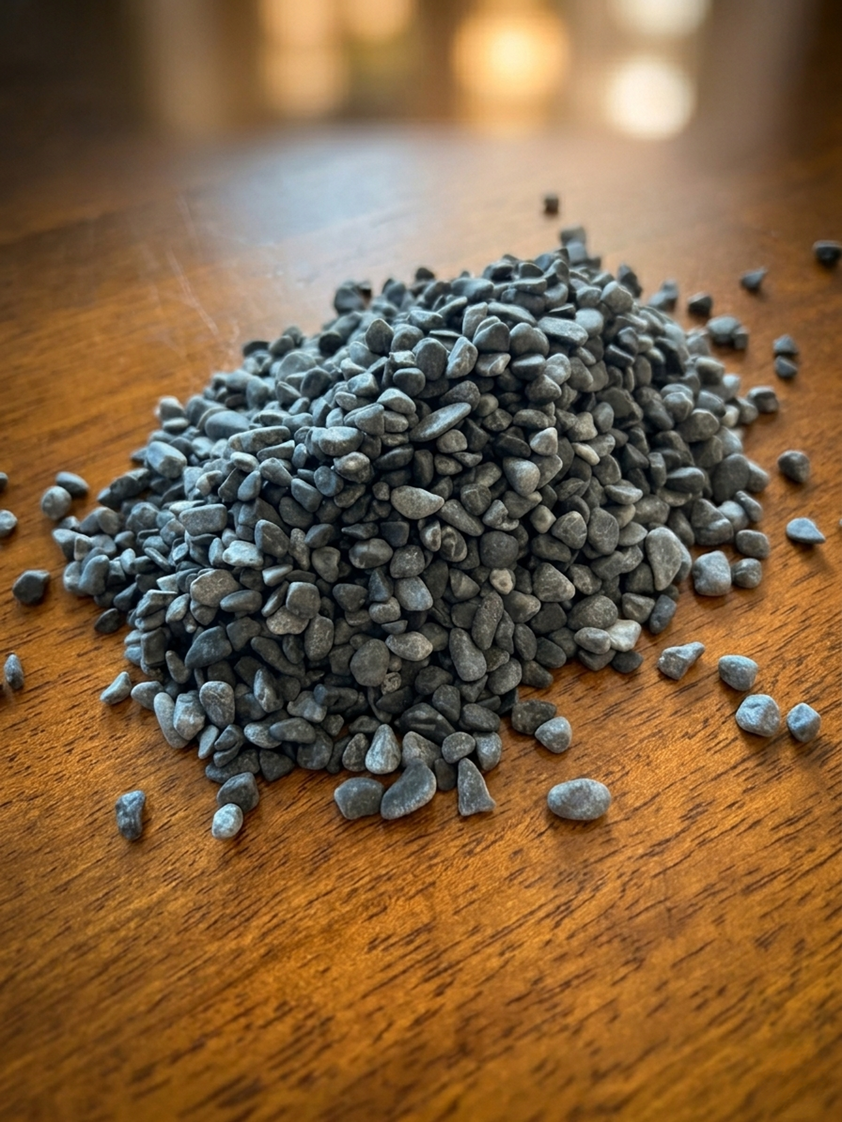Lilli Plants Charcoal Black decorative pebbles for terrarium drainage and indoor plants