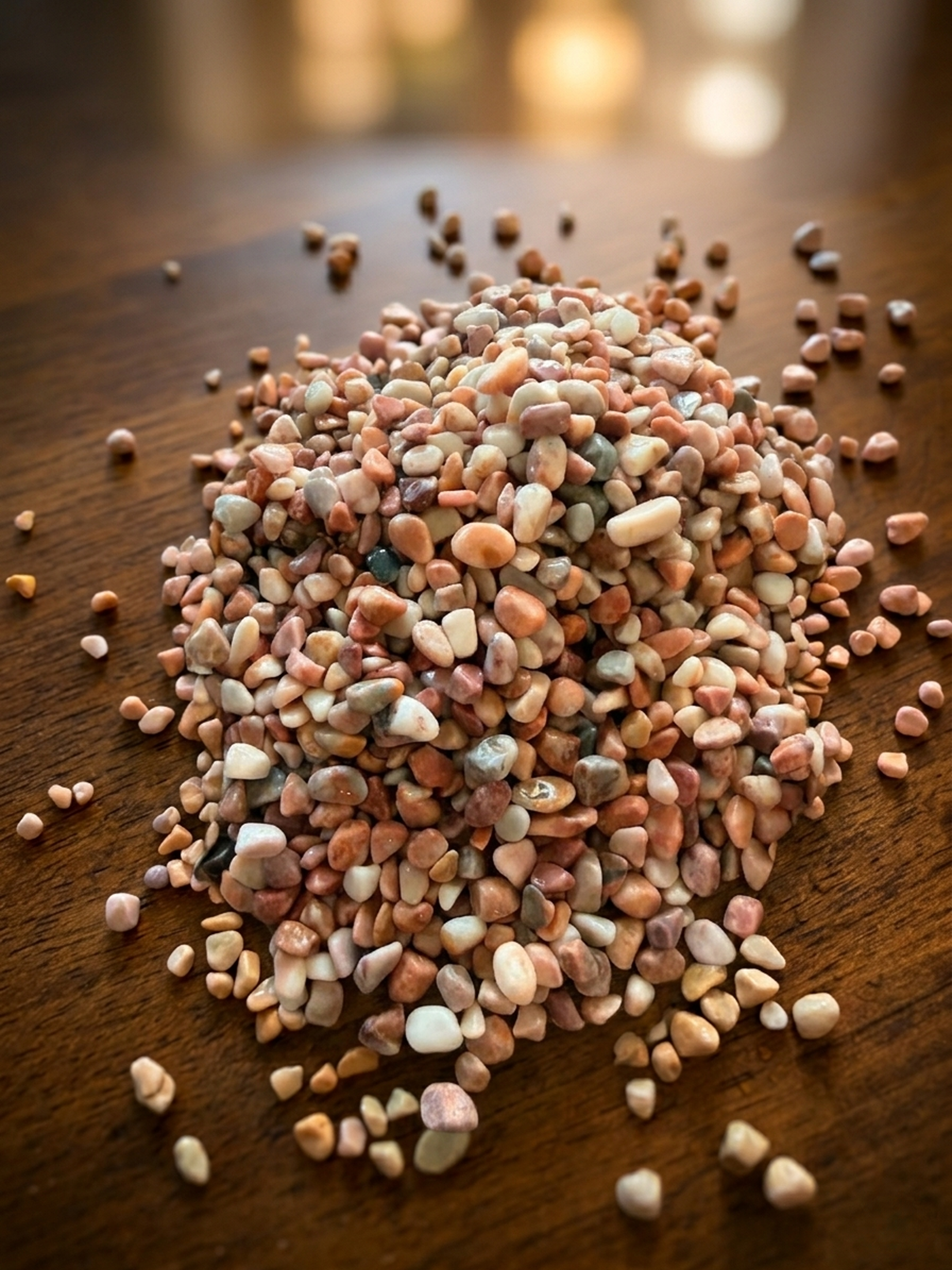 Lilli Plants Terracotta River Stones decorative pebbles for terrarium drainage and indoor plants