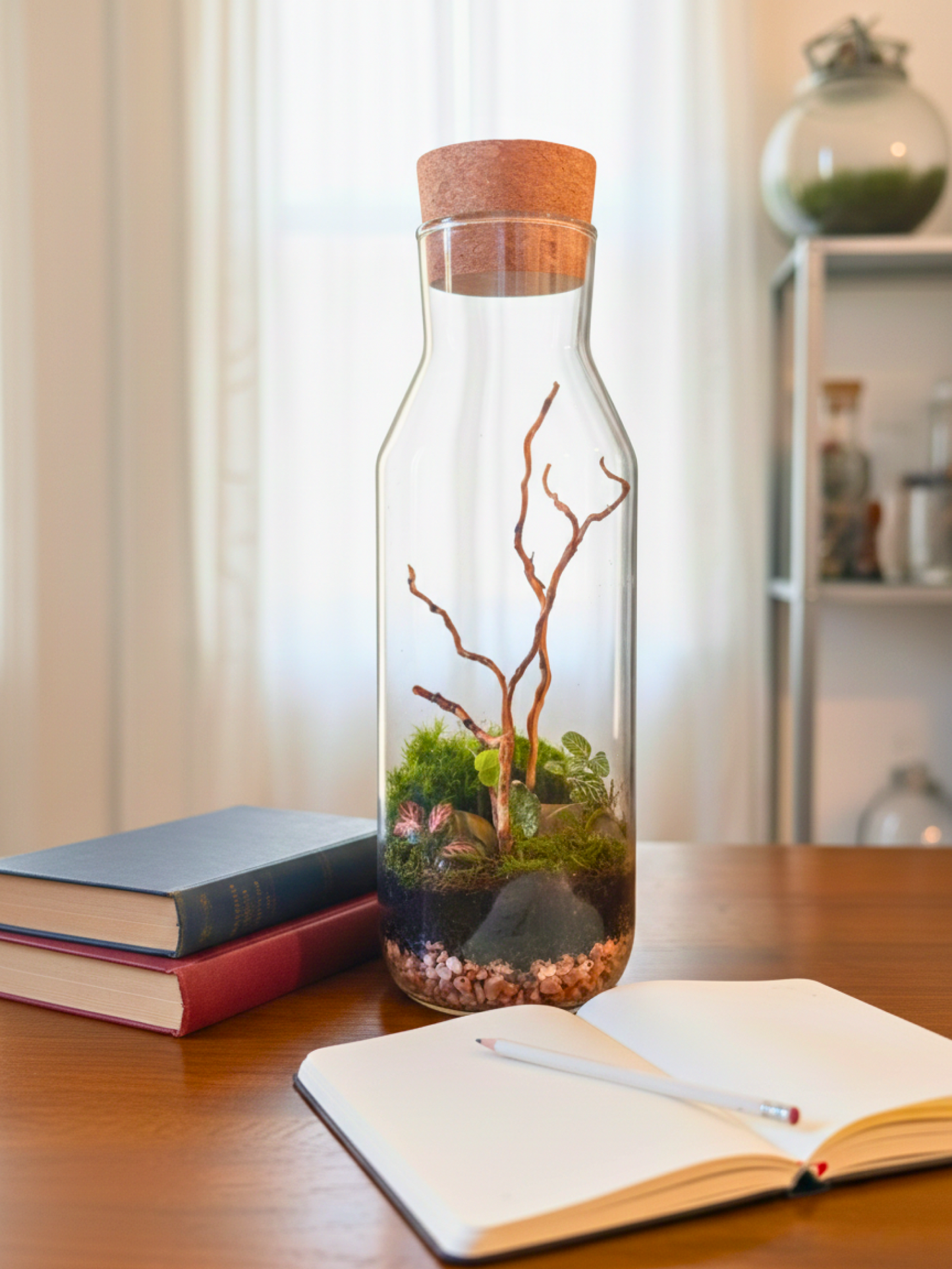 Premium Moss Grove Tower Terrarium – Unique green décor and Ramadan present