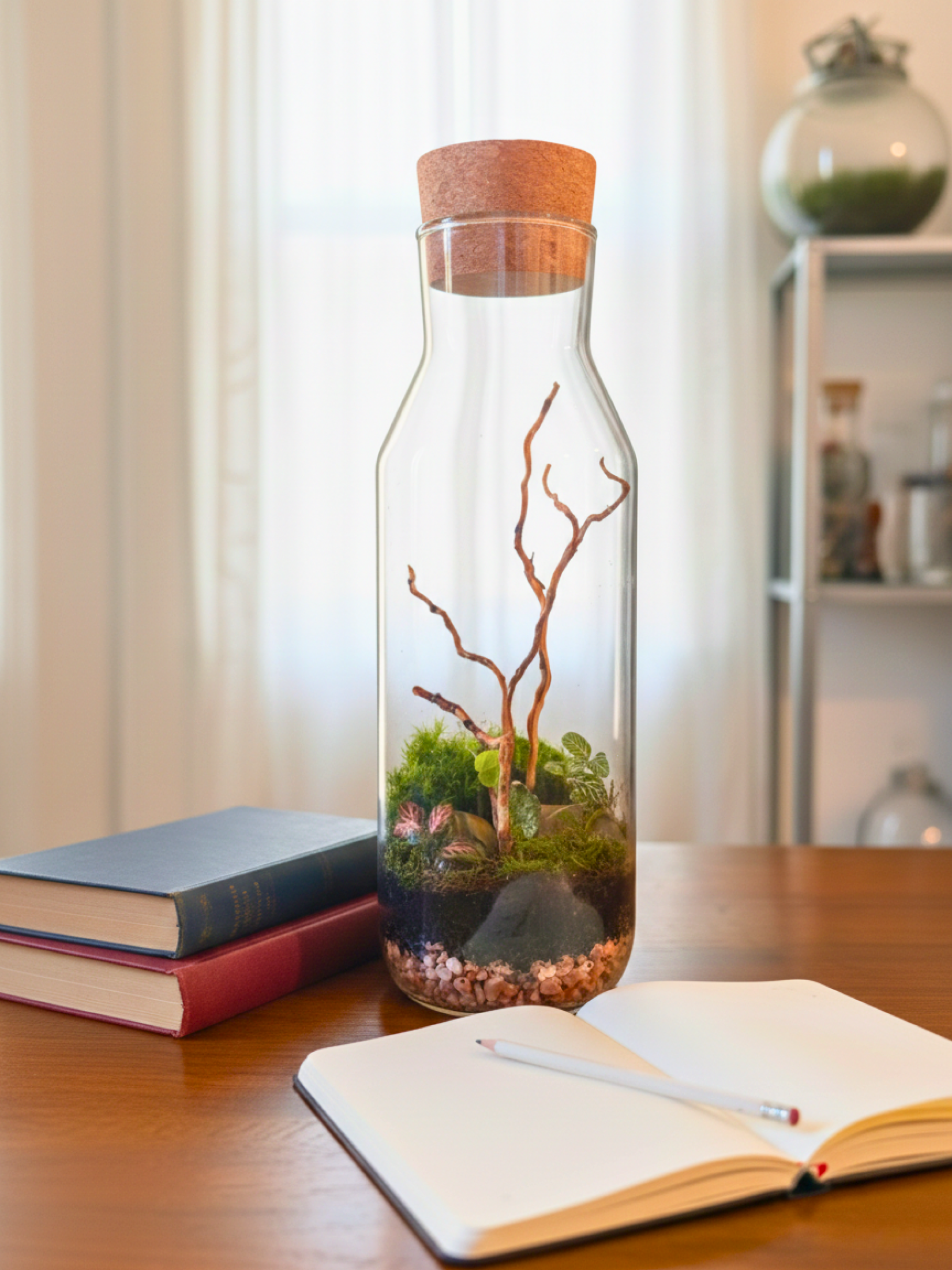 Premium Moss Grove Tower Terrarium – Unique green décor and Ramadan present